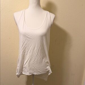Women’s xl high low J. Crew Classic White Racerback Tank Top